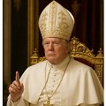 Dirbtinio intelekto sukurtas Donaldo Trumpo atvaizdas su popiežiaus drabužiais / D.Trumpo paskyra &bdquo;Truth Social&ldquo;