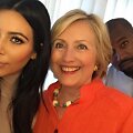 Kim Kardashian, Hillary Clinton, Kanye Westas