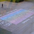 Vaivoryk&scaron;tė, kartu su užra&scaron;ais &bdquo;Esu, kas esu. A&scaron; &ndash; tavo draugas&ldquo; nuplauta i&scaron; karto po pamokų.