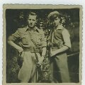 Lokio rinktinės Vyties kuopos vadas Balys Vaičėnas-Liubartas ir jo patikėtinis Andrius Dručkus-Ker&scaron;tas, 1946 m. Vaičėnų k.