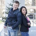 Airidas Karpavičius su mylimąja Oksana