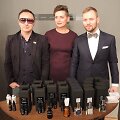 Aistis Mickevičius, Edita Vigelytė ir lietuvi&scaron;kos parfumerijos atstovas Rygoje Kaspars Ozolin&scaron;