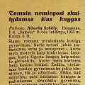 Knygos &bdquo;Altorių &scaron;e&scaron;ėly&ldquo; recenzija žurnale &bdquo;Aistros&ldquo;