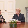 Dalia Grybauskaitė su Josephu L. Voteliu