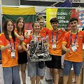 Lietuvos moksleivių rinktinė i&scaron;kovojo sidabro medalį pasaulio robotikos olimpiadoje