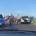 Avarijų Klaipėdos rajone: kaktomu&scaron;a susidūrė &bdquo;Seat&ldquo; ir &bdquo;Passat&ldquo;