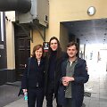Saulius Baradinskas, Titas Laucius ir Britta Krause Poznanėje