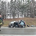 Skaudi avarija tarp Kretingos ir Palangos.