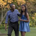 Barackas Obama su dukra Malia