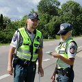 Utenos policininkai Ilona Krasauskaitė-Čeponienė ir Mindaugas Buivydas