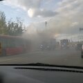 Mar&scaron;rutiniame autobuse Kaune kilo gaisras