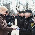 D.Grybauskaitė  sveikina Generolo Povilo Plechavičiaus mokyklos kadetus ir priima jų priesaikas