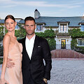 Adamas Levine'as su žmona Behati Prinsloo; parduodamas namas