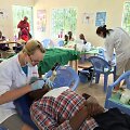 Taip atrodo patalpa, kurioje lietuvės tris savaites taisė vietinių dantis