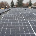 Saulės elektrinės ant bendrovei priklausančio pastatato stogo