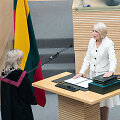 Antradienį Seimo narės priesaiką davė Angelė Jakavonytė