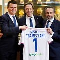 Mindaugas Nikoličius (kairėje) ir Paolo Tramezzani (viduryje)