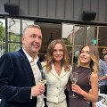Antanas Guoga su buvusia žmona ir dukra