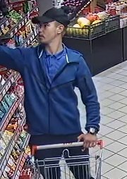 Kauno apskrities policijos nuotr./Vagysčių iš Kauno parduotuvių tyrime ieškomas vyras