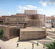 Odunpazari modernaus meno muziejaus Turkijoje projektas