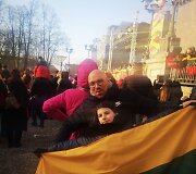 Remigijus Žiogas su dukra Riana