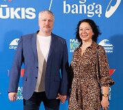 Televizijos projekto &bdquo;LNK i&scaron;&scaron;ūkis. Pagauk bangą!&ldquo; tiesioginis finalas i&scaron; &bdquo;City wave&ldquo; arenos. Vilnius, 2025-03-01 (Robertas Riabovas/BNS)