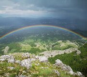 Vaizdas nuo Lovčeno kalno