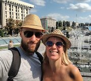 Kamilės Kielaitės Sienkievič ir Bogdano Sienkievičiaus vie&scaron;nagė Kijeve