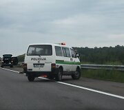 Automobilio parblok&scaron;tas gyvūnas (archyvinė nuotr.)
