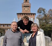 Mindaugas Kuzminskas su tėvais Zita ir Vladu