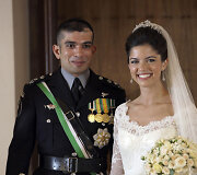 Jordanijos princas Rashidas bin El Hassanas su princese Zeina