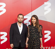 Alonas Edgaras Ribas su žmona Kristina