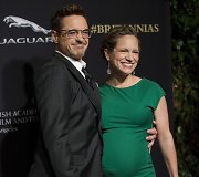 Robertas Downey jaunesnysis su žmona Susan