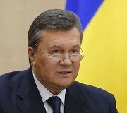 Viktoras Janukovyčius spaudos konferencijoje