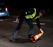 &bdquo;Spark&ldquo; vairuotojas pervažiavo kelio kūgį