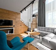 Svečius mėgstantiems &scaron;eimininkams &ndash; stilingo lofto interjeras