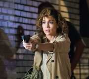 Jennifer Lopez serialo &bdquo;Shades of Blue&ldquo; filmavimo aik&scaron;telėje 