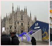 Olimpinių suvenyrų parduotuvėje galima įsigyti ir Italijos olimpinės rinktinės paradinę aprangą.