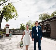 Gintarės Jaro&scaron;aitės ir Edgaro Žarskio vestuvių akimirka