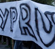 Protestuotojai Kipre