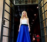 Marija Lama su dizainerio Roberto Kalinkino kurta suknele 