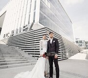 Brigidos Gruodytės ir Artiomo Penkevičiaus vestuvių akimirka