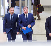 Tomas Beržinskas ir Saulius Skvernelis