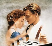 Kate Winslet ir Leonardo DiCaprio filme &bdquo;Titanikas&ldquo; (1997 m.)