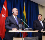 Lietuvos ir Turkijos užsienio reikalų ministrų spaudos konferencija