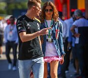 Eglė Ru&scaron;kytė su Nico Hulkenbergu