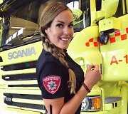 Kar&scaron;čiausia gaisrininkė pasaulyje Gunn Narten