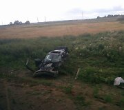 BMW avarija prie Jiezno