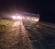 Apvirtęs kontrabandininkų &bdquo;Audi A6&ldquo;