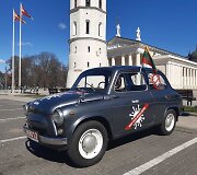 &bdquo;Boružėlė&ldquo; ZAZ 965 vardu Karlas  &ndash; agitacinis ginklas su korona virusu